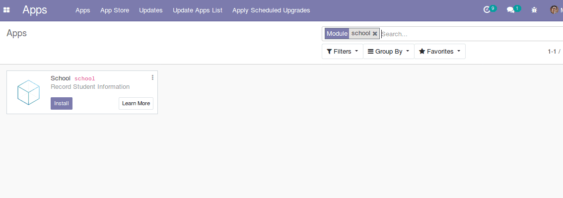 how to create a module in odoo12