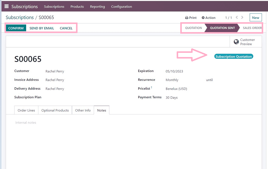 How to Create New Subscription in Odoo 16 Subscription Module cybrosys