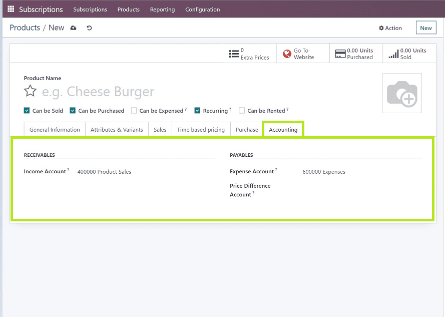 How to Create a New Subscription Product in Odoo 16 Subscription cybrosys