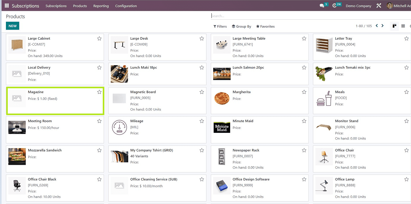 How to Create a New Subscription Product in Odoo 16 Subscription cybrosys