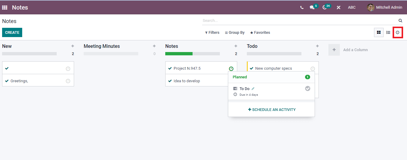 how-to-create-notes-and-schedule-an-activity-in-odoo-15-notes