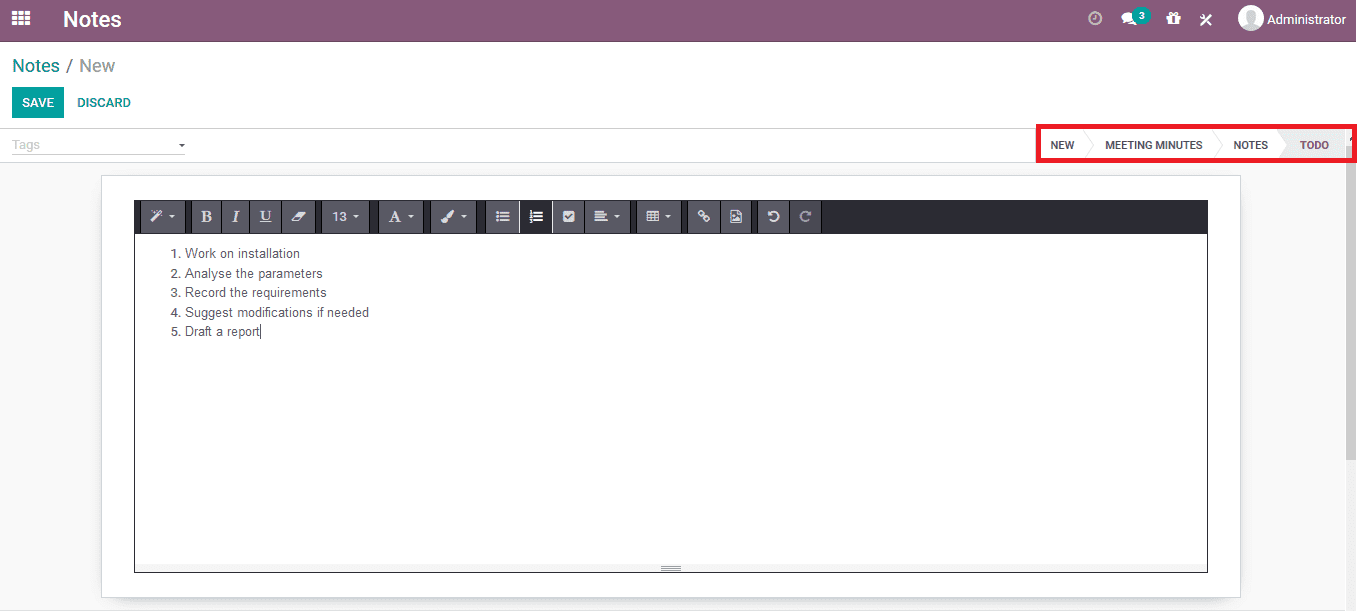 how-to-create-notes-in-odoo-14