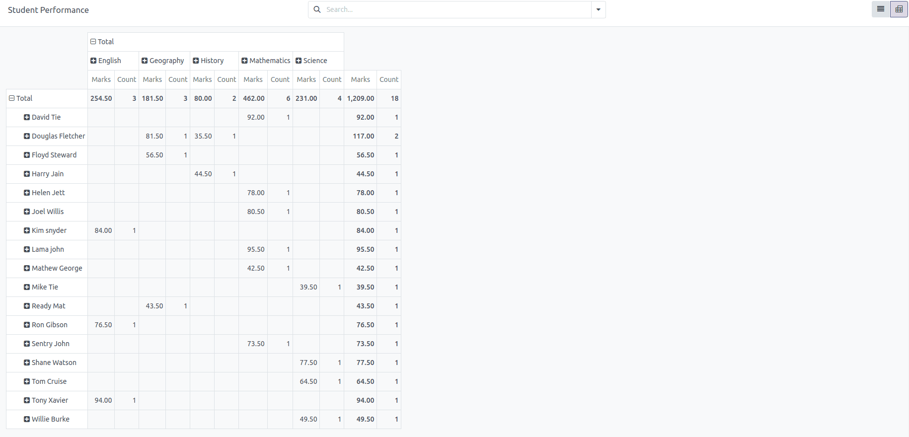How to Create Pivot View in Odoo 18-cybrosys