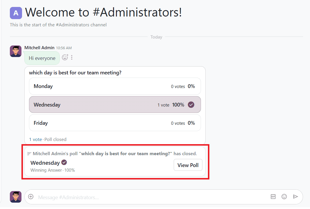 How to Create Polls in Odoo 20 Discuss Channels and Chats-cybrosys