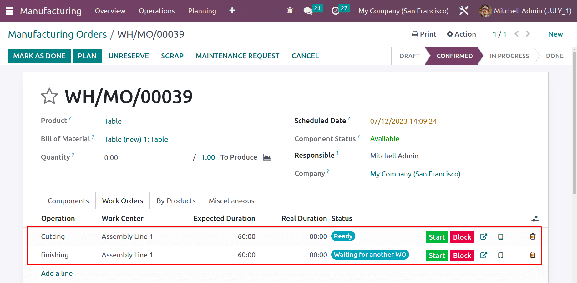 How to Create Scrap Orders in Odoo 16 Manufacturing App-cybrosys