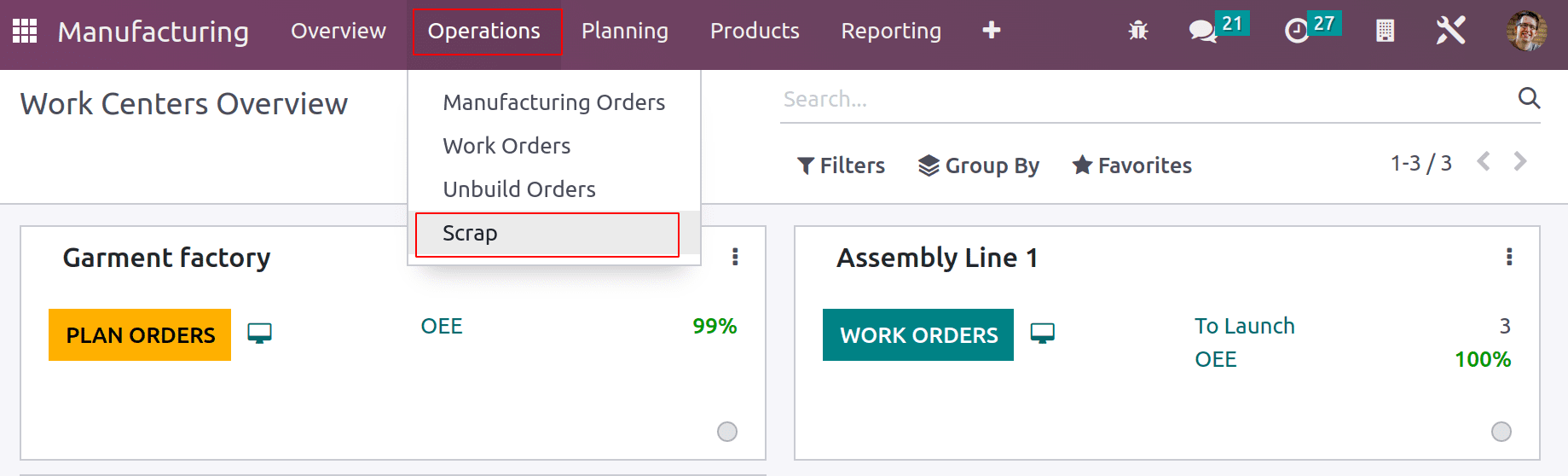 How to Create Scrap Orders in Odoo 16 Manufacturing App-cybrosys