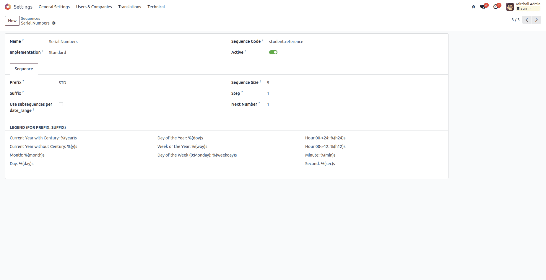 How to Create Sequence Numbers in Odoo 17-cybrosys