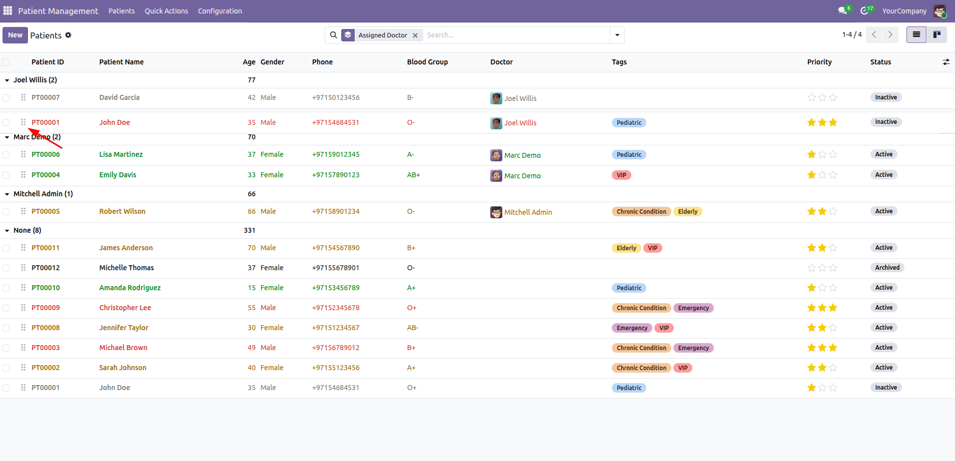How to Create Tree(List) View in Odoo 19-cybrosys