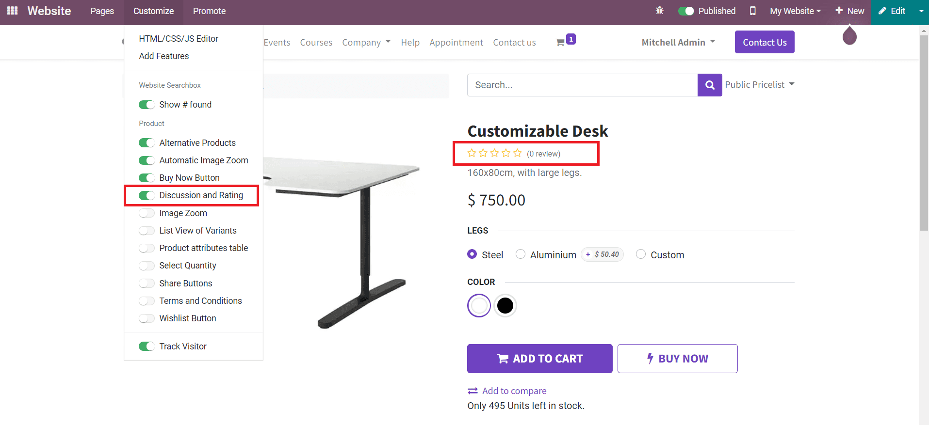 how-to-customize-ecommerce-pages-in-odoo-15-website-cybrosys