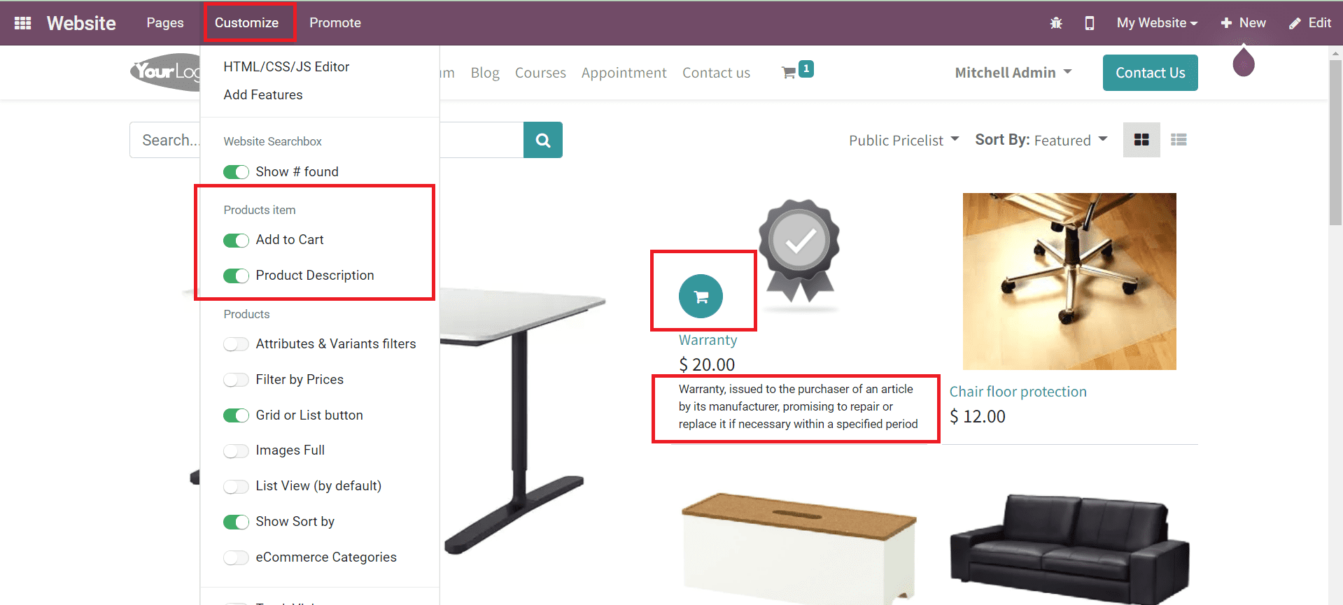 how-to-customize-ecommerce-pages-in-odoo-15-website-cybrosys