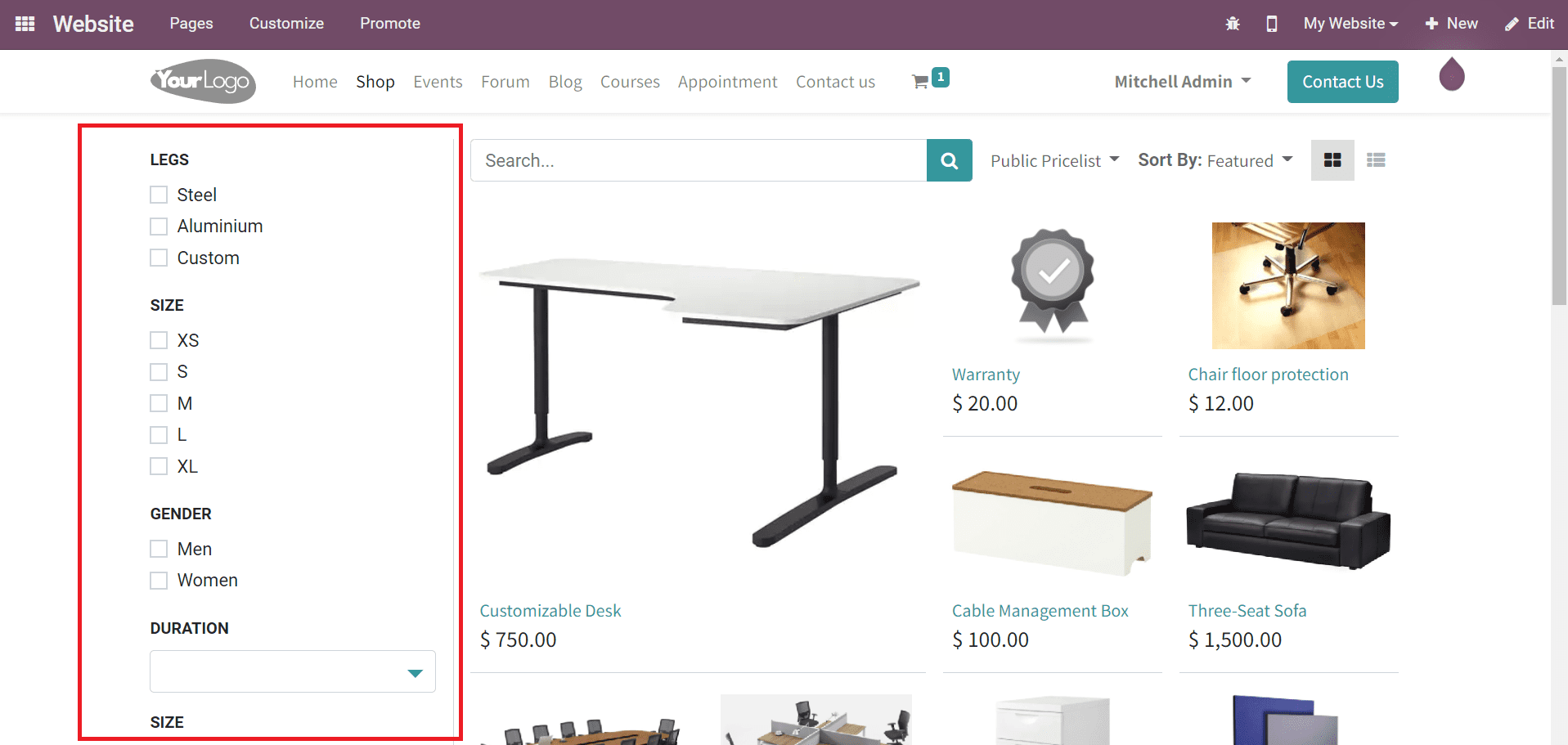 how-to-customize-ecommerce-pages-in-odoo-15-website-cybrosys