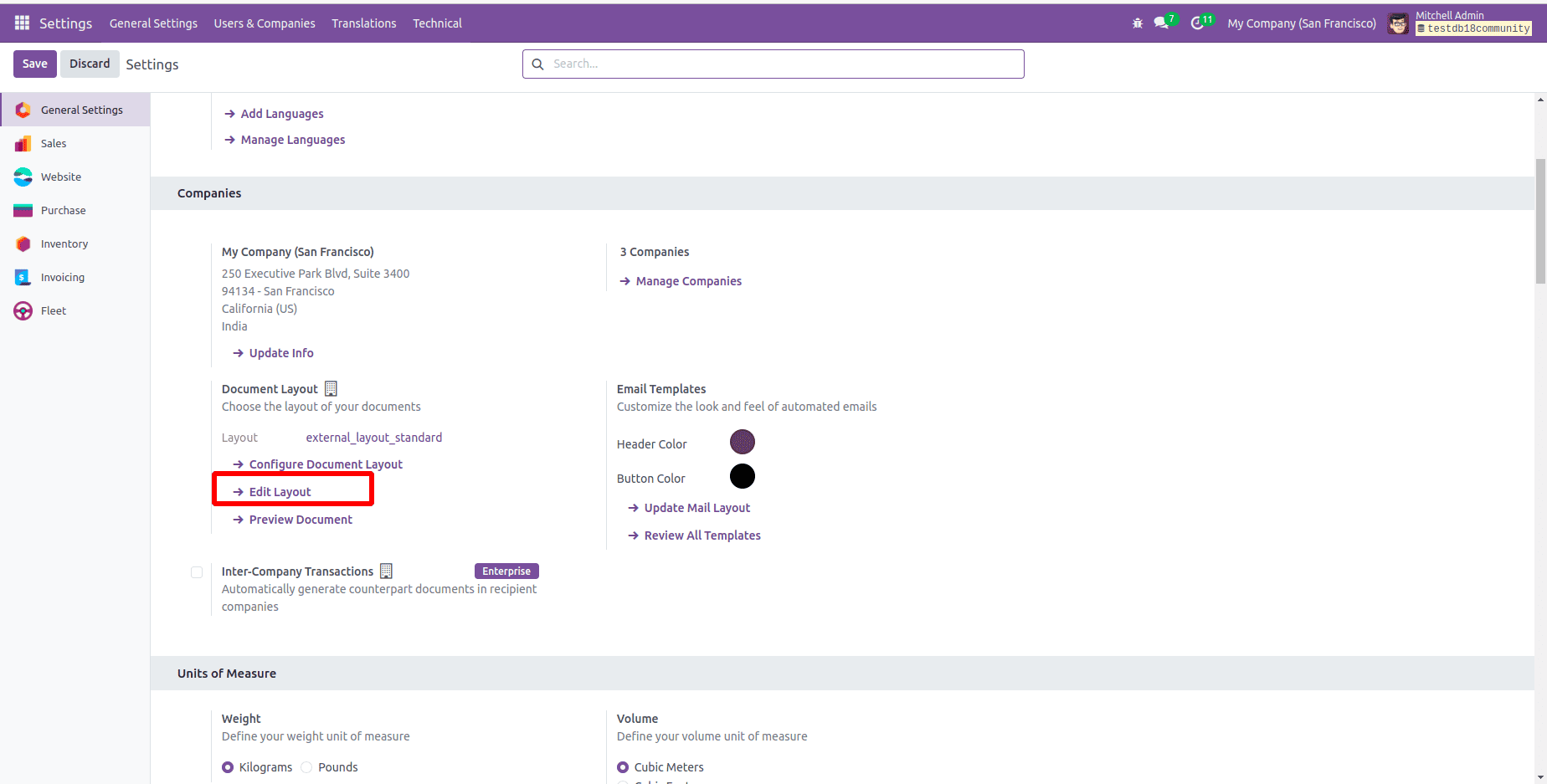 How to Customize Header/Footer for All Reports in Odoo 18-cybrosys