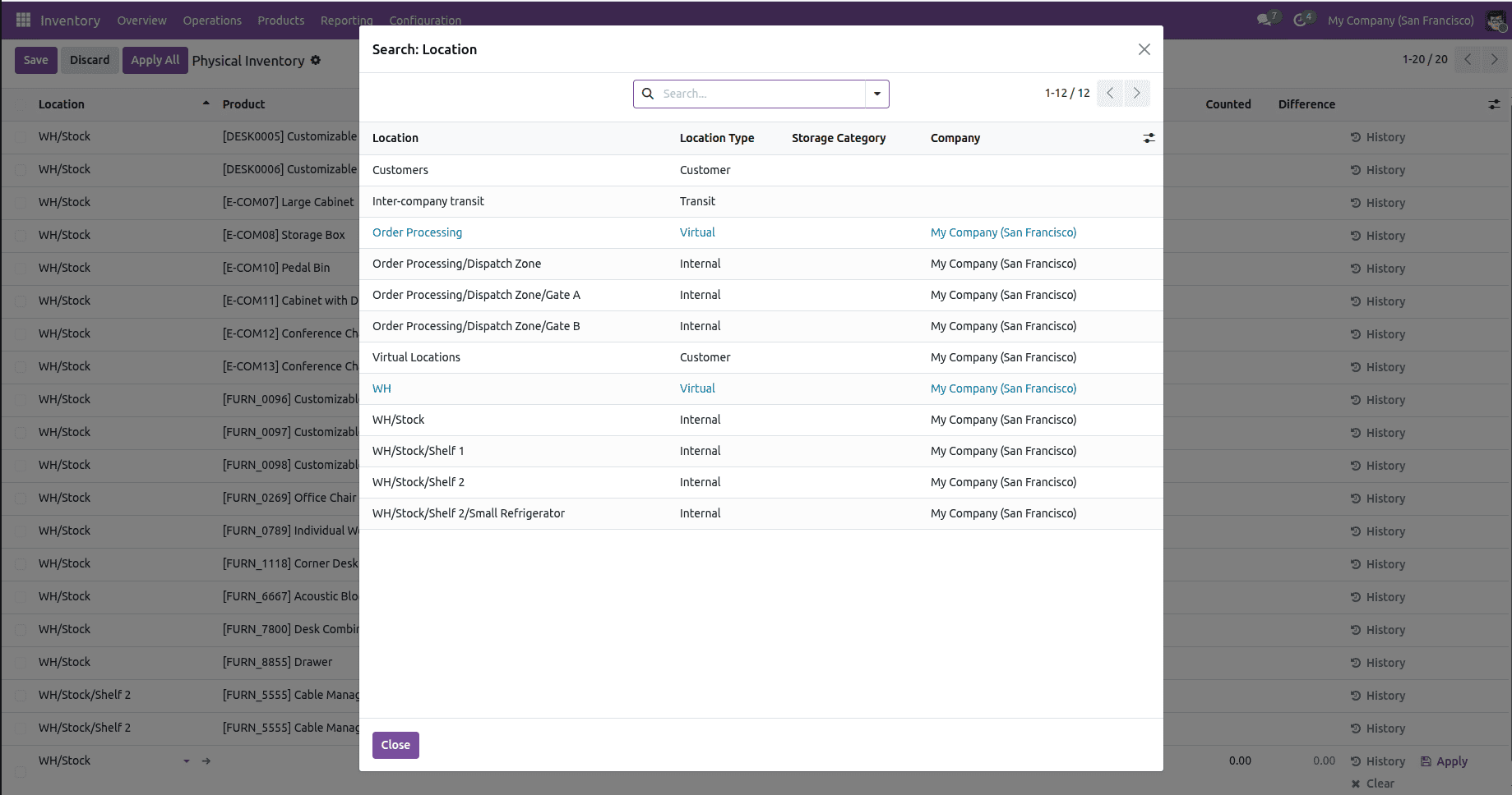 How to Customize Inventory Adjustments to Support Virtual Locations in Odoo 19-cybrosys