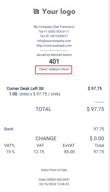 How to Customize POS Receipts in the Odoo 17-cybrosys