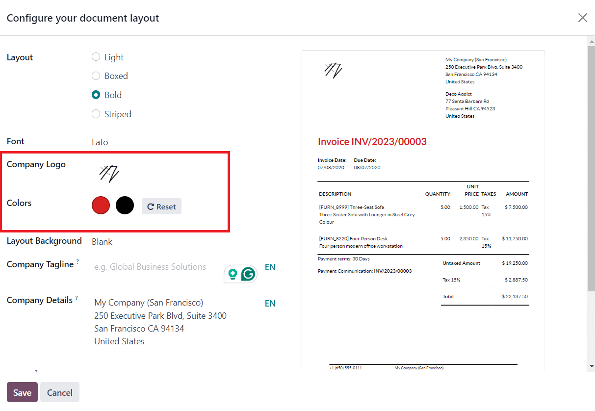 How to Customize the Look of Your Invoices in Odoo 17-cybrosys