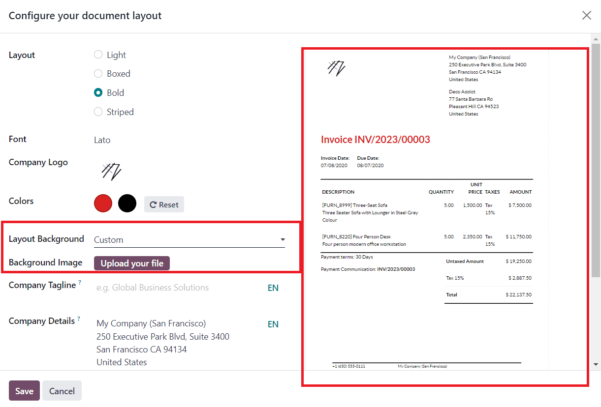 How to Customize the Look of Your Invoices in Odoo 17-cybrosys