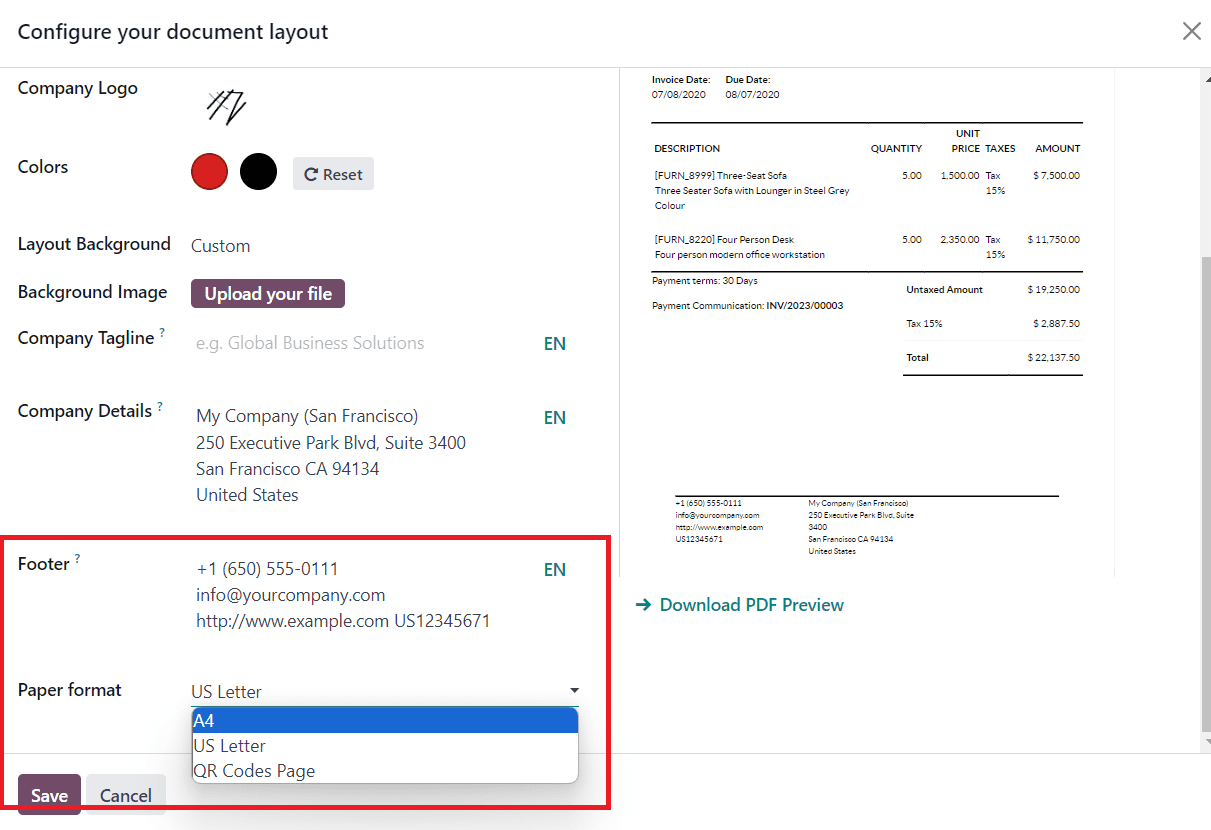 How to Customize the Look of Your Invoices in Odoo 17-cybrosys