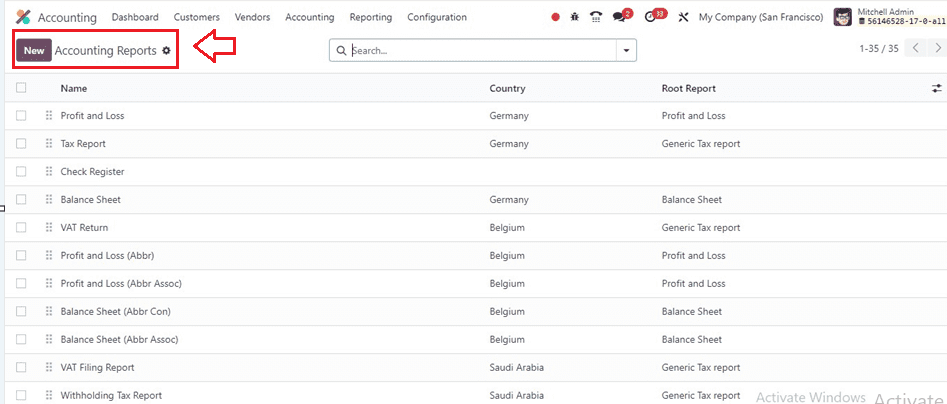 How to Customize Your Financial Reports & Tax Reports With Odoo 17 Accounting-cybrosys