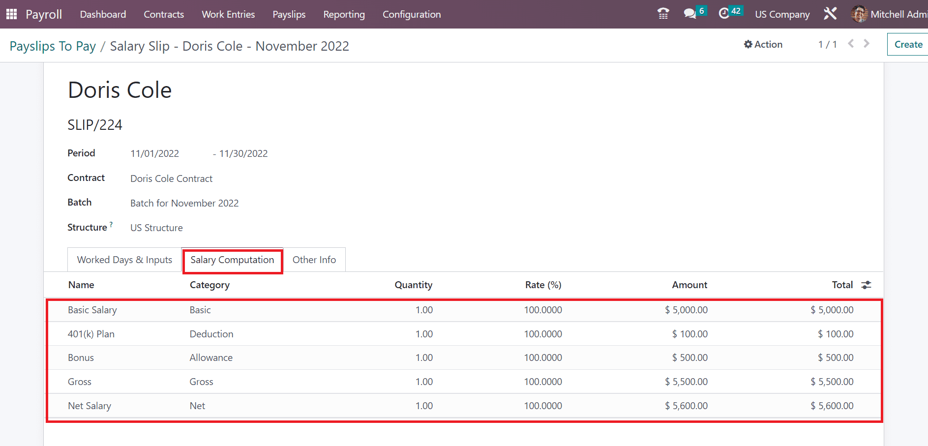 how-to-define-401k-plan-within-an-employee-salary-slip-in-odoo-16-18