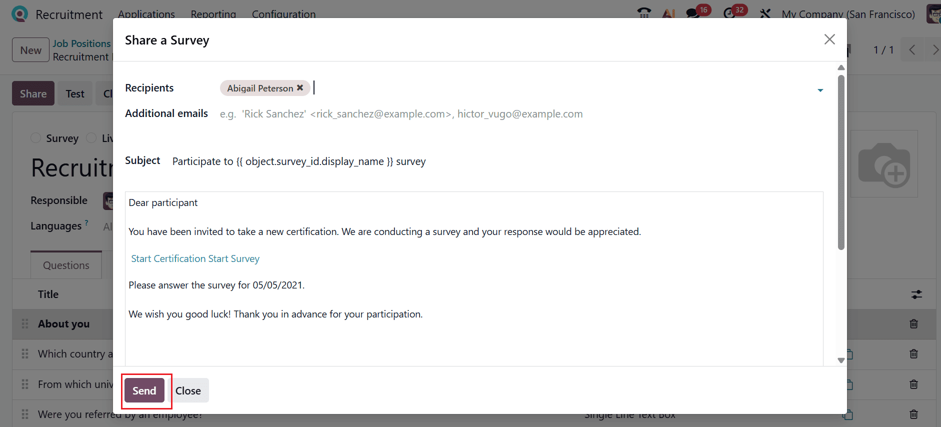 How to Define and Manage Job Positions in Odoo 19-cybrosys