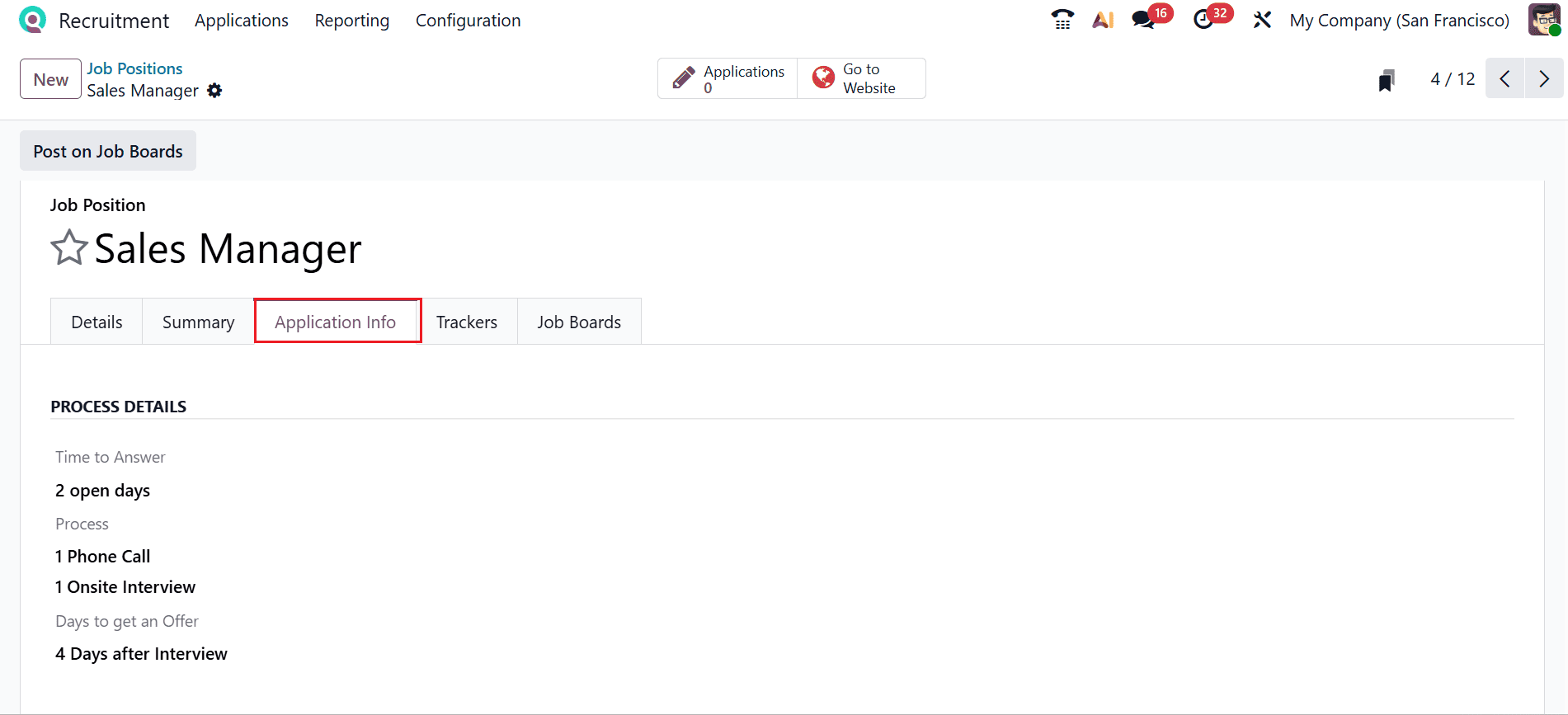 How to Define and Manage Job Positions in Odoo 19-cybrosys