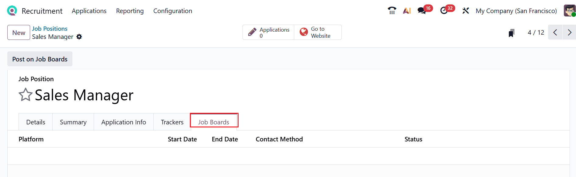 How to Define and Manage Job Positions in Odoo 19-cybrosys