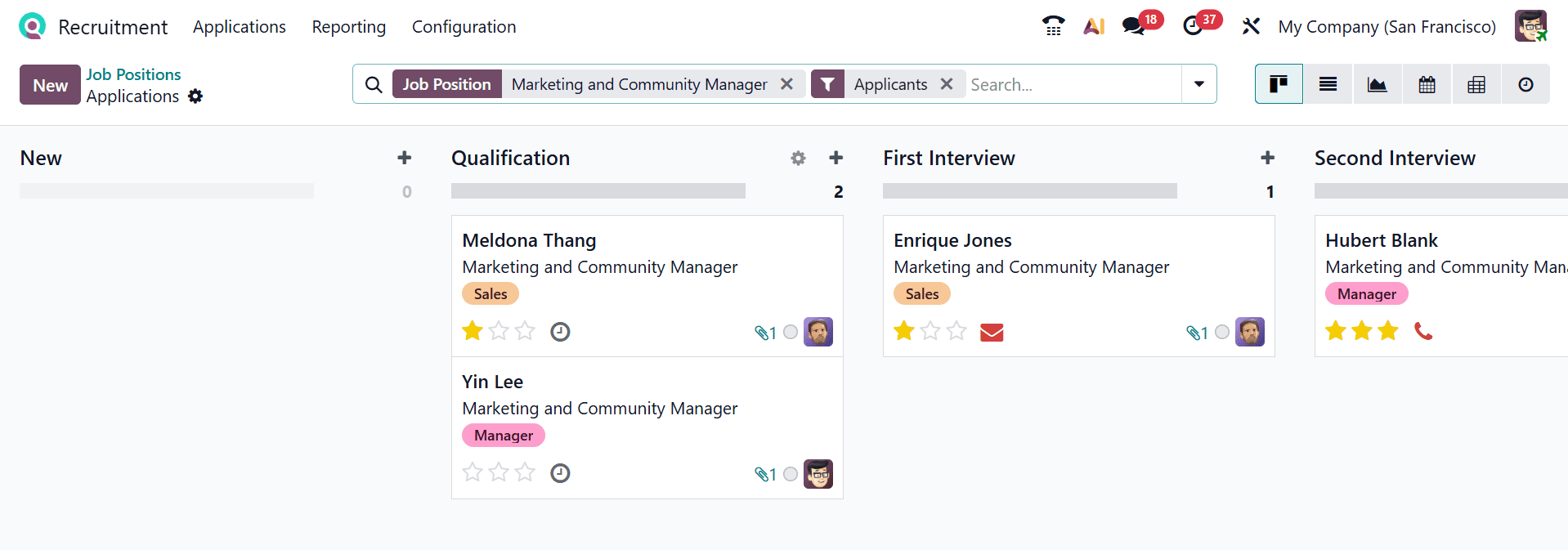 How to Define and Manage Job Positions in Odoo 19-cybrosys
