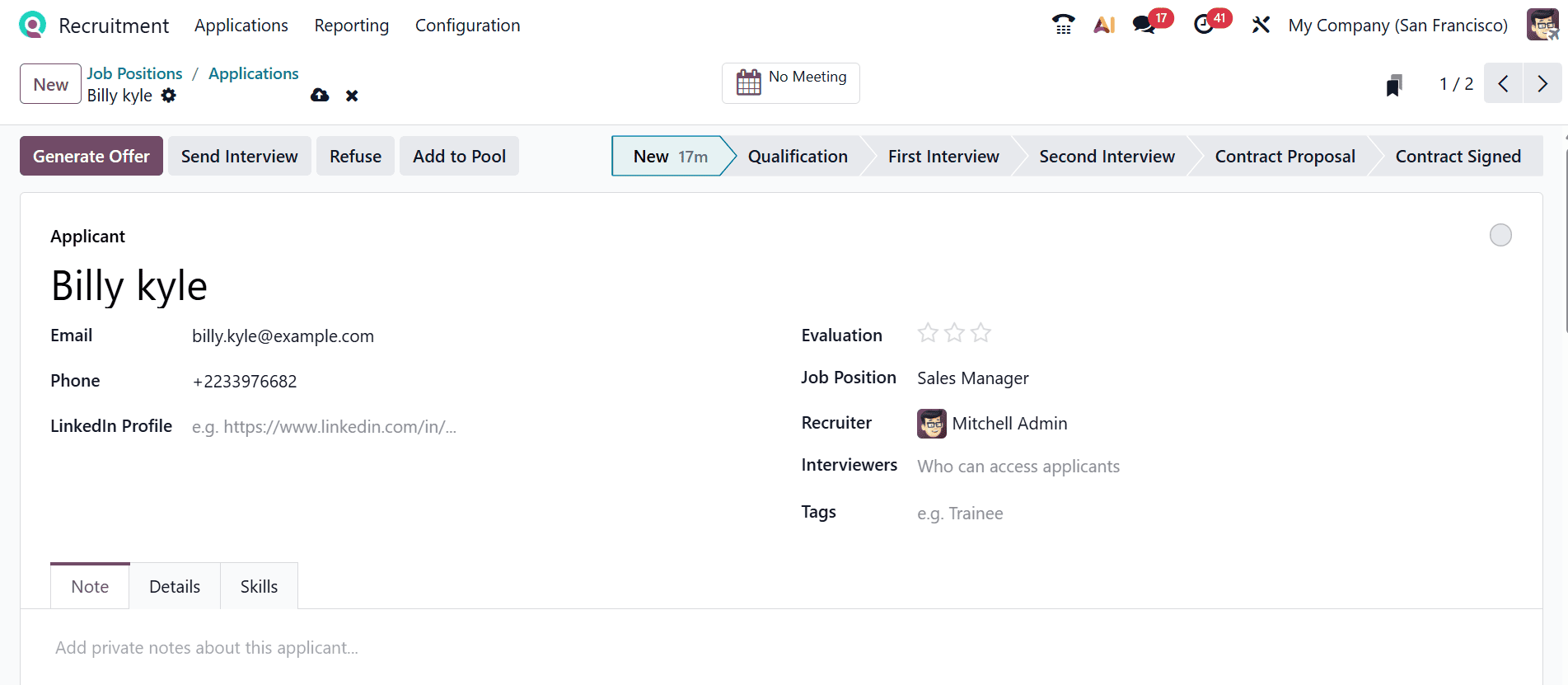 How to Define and Manage Job Positions in Odoo 19-cybrosys