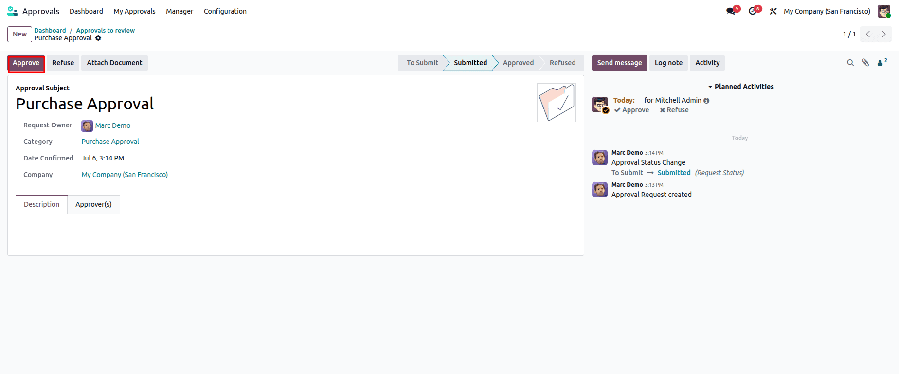 How to Define Approval Steps in Odoo 19-cybrosys