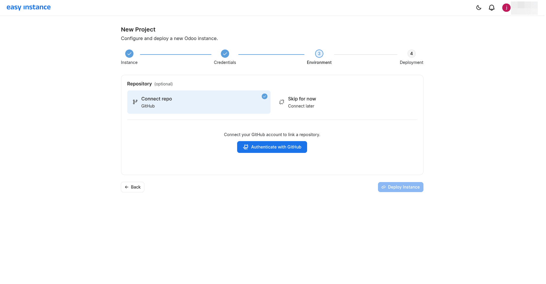 How to Deploy Odoo In Seconds Using EasyInstance-cybrosys