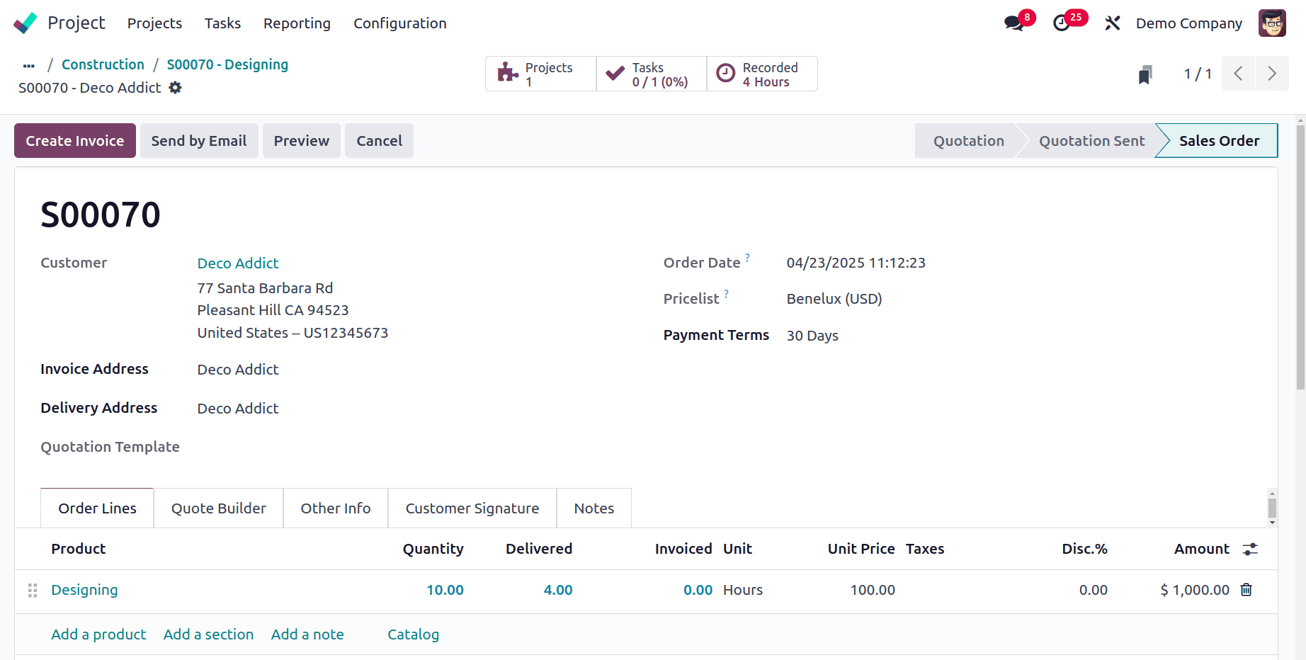 How to Determine Profitability using Odoo 18 Project-cybrosys