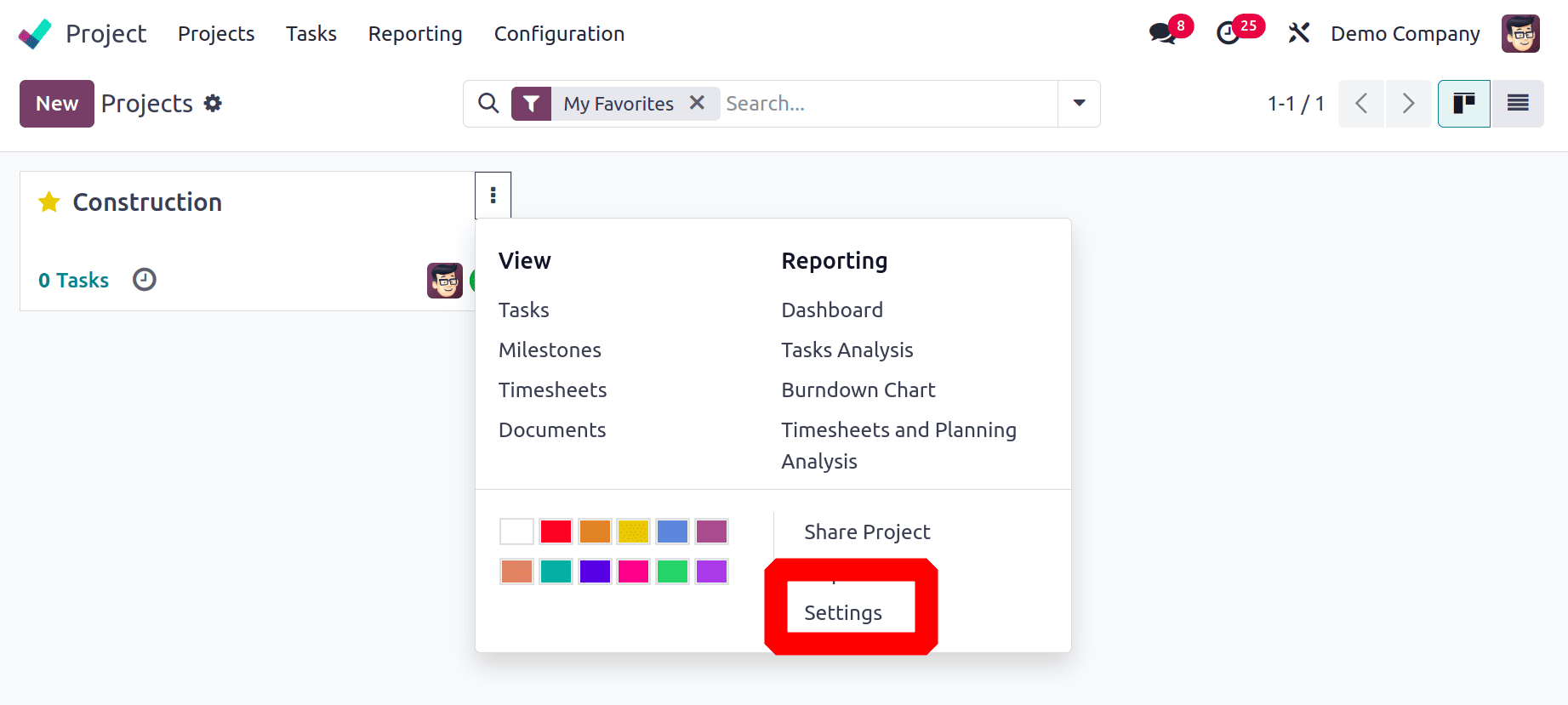 How to Determine Profitability using Odoo 18 Project-cybrosys