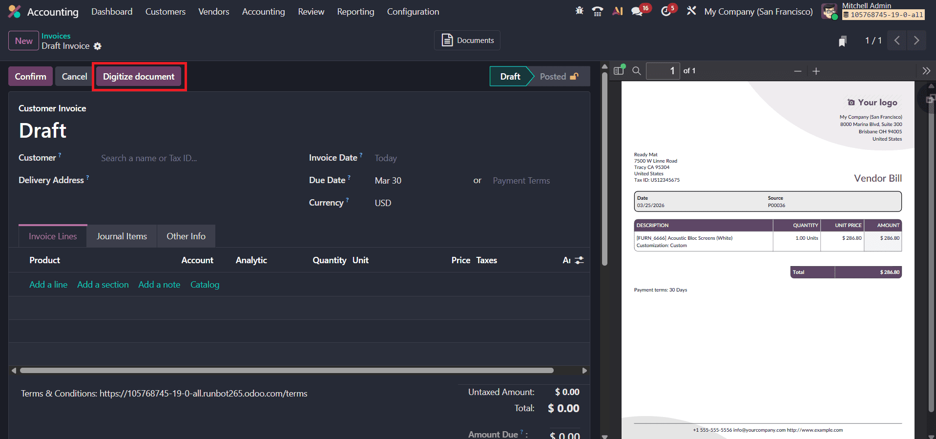 How to Digitize Accounting Documents in Odoo 19-cybrosys