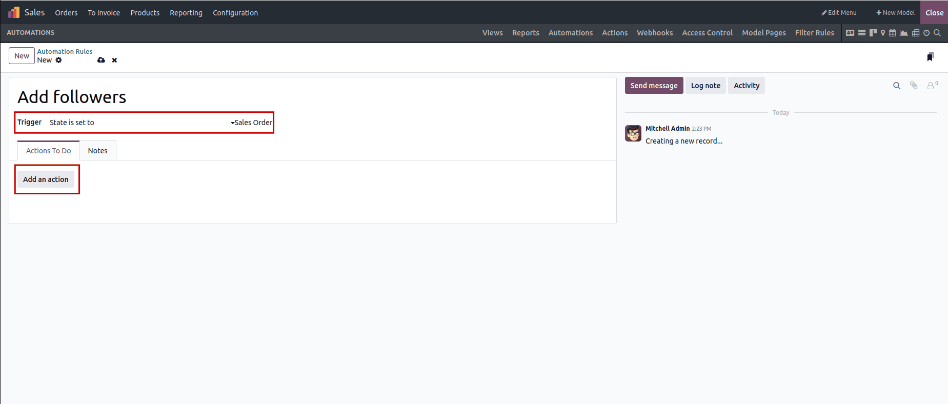 How to Dynamically Add and Remove Followers in Odoo 19 Studio-cybrosys