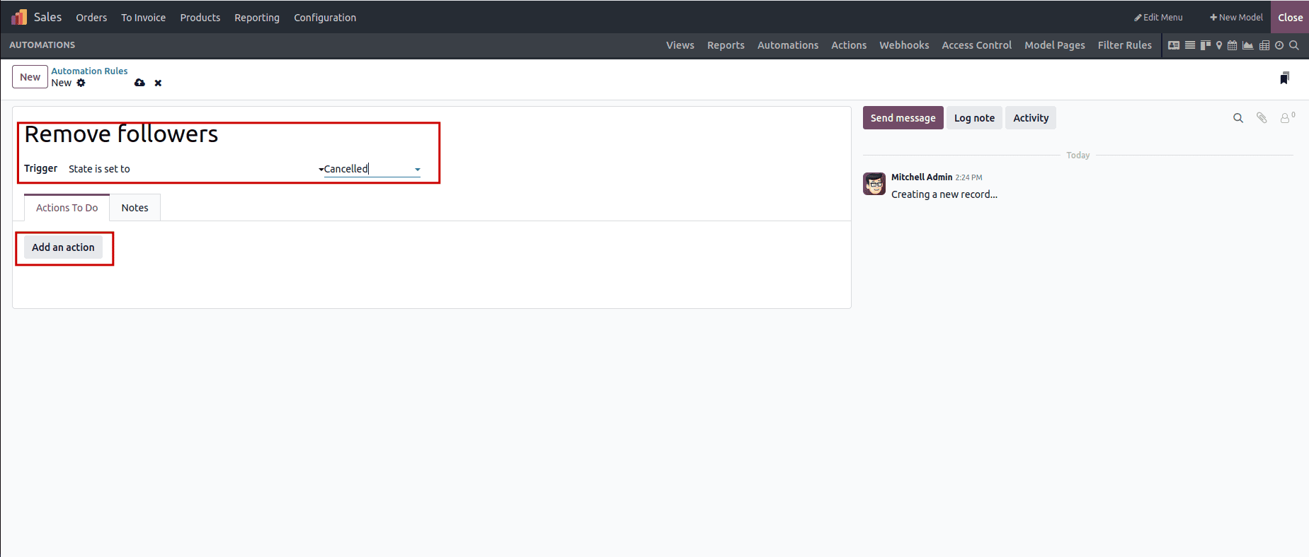 How to Dynamically Add and Remove Followers in Odoo 19 Studio-cybrosys
