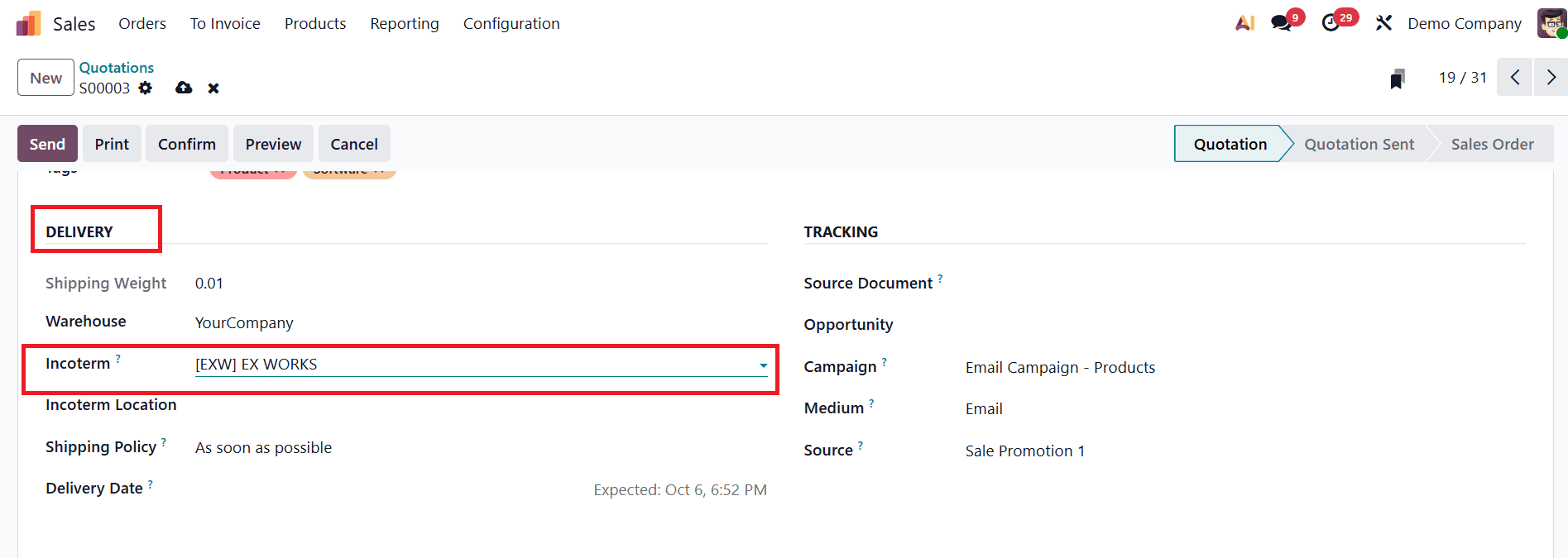 How to Easily Manage Incoterms, Shipping, and Integration Connectors in Odoo 19-cybrosys
