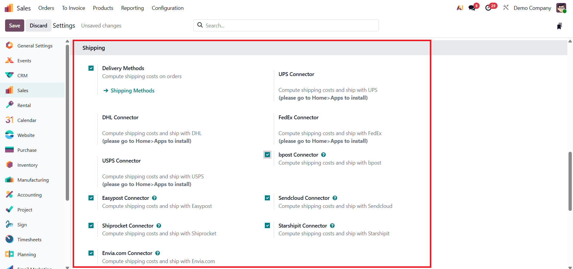 How to Easily Manage Incoterms, Shipping, and Integration Connectors in Odoo 19-cybrosys