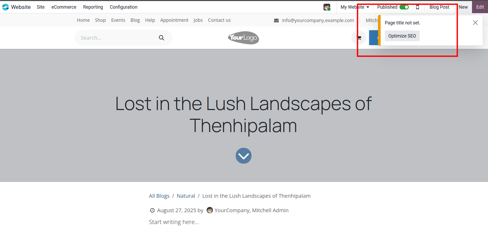 How to Effectively Manage Blogs on Your Odoo 18 Website-cybrosys