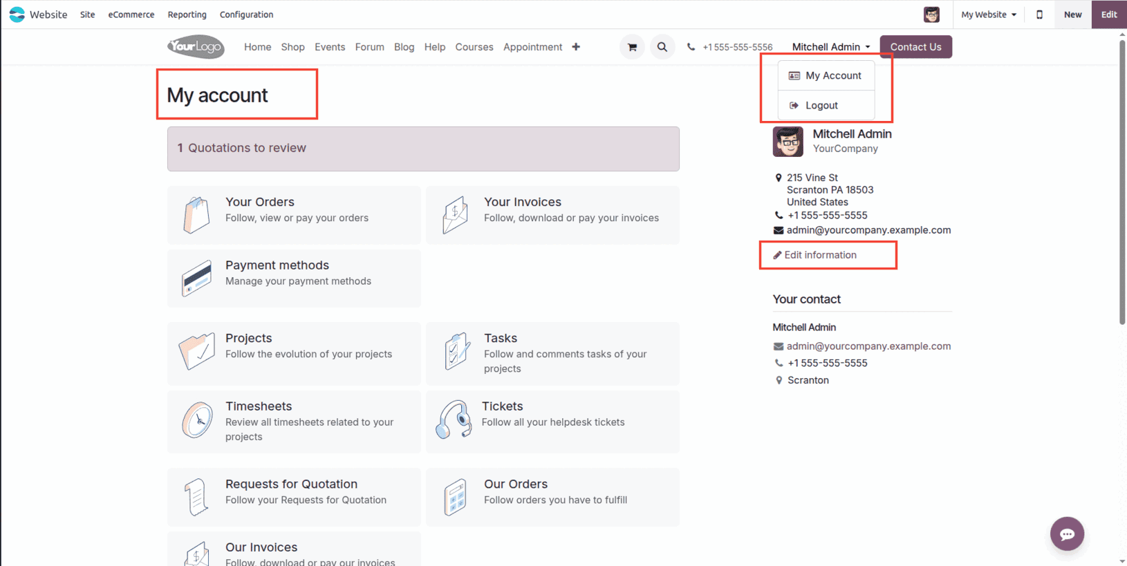 How to Efficiently Handle Customer Accounts on Your Odoo 18 Website-cybrosys