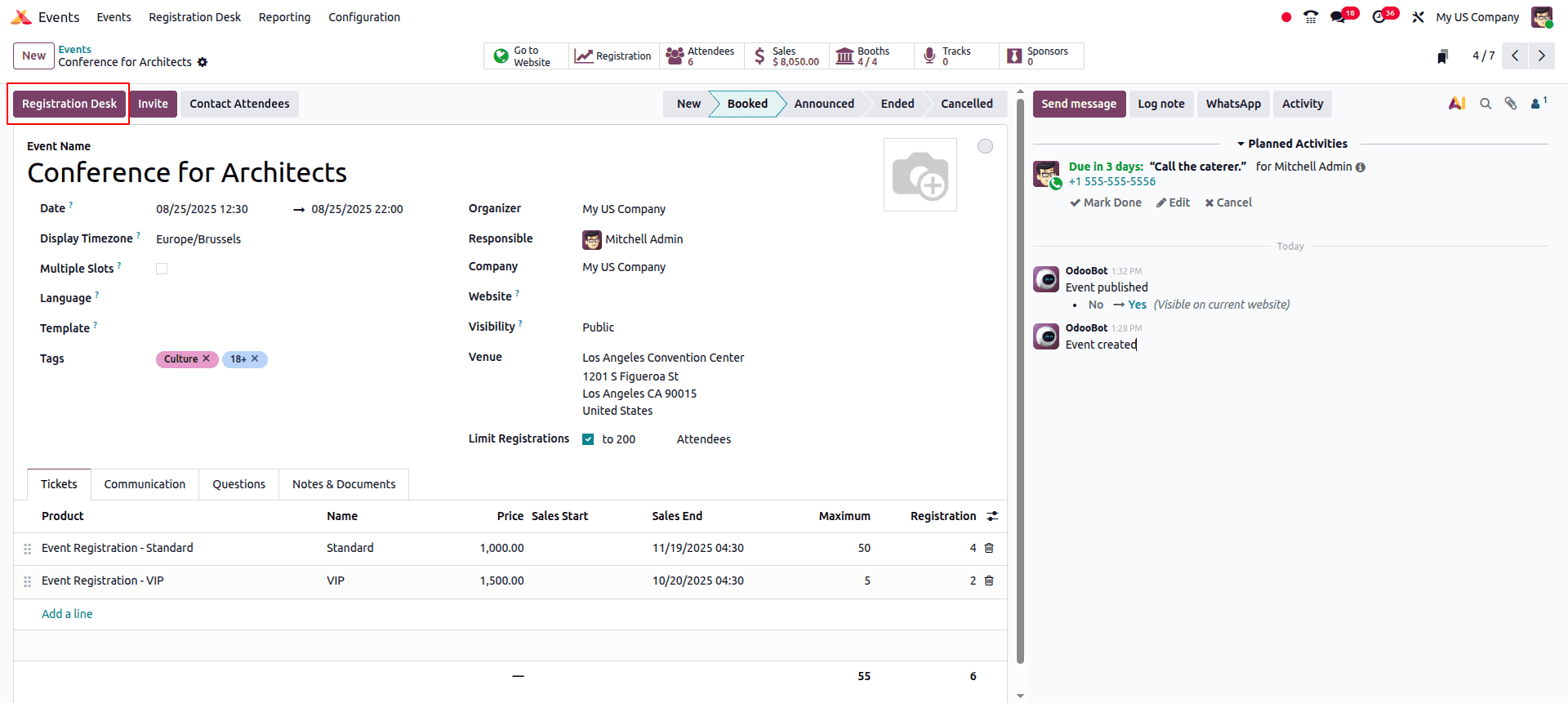 How to Efficiently Manage Event Registrations in Odoo 18-cybrosys
