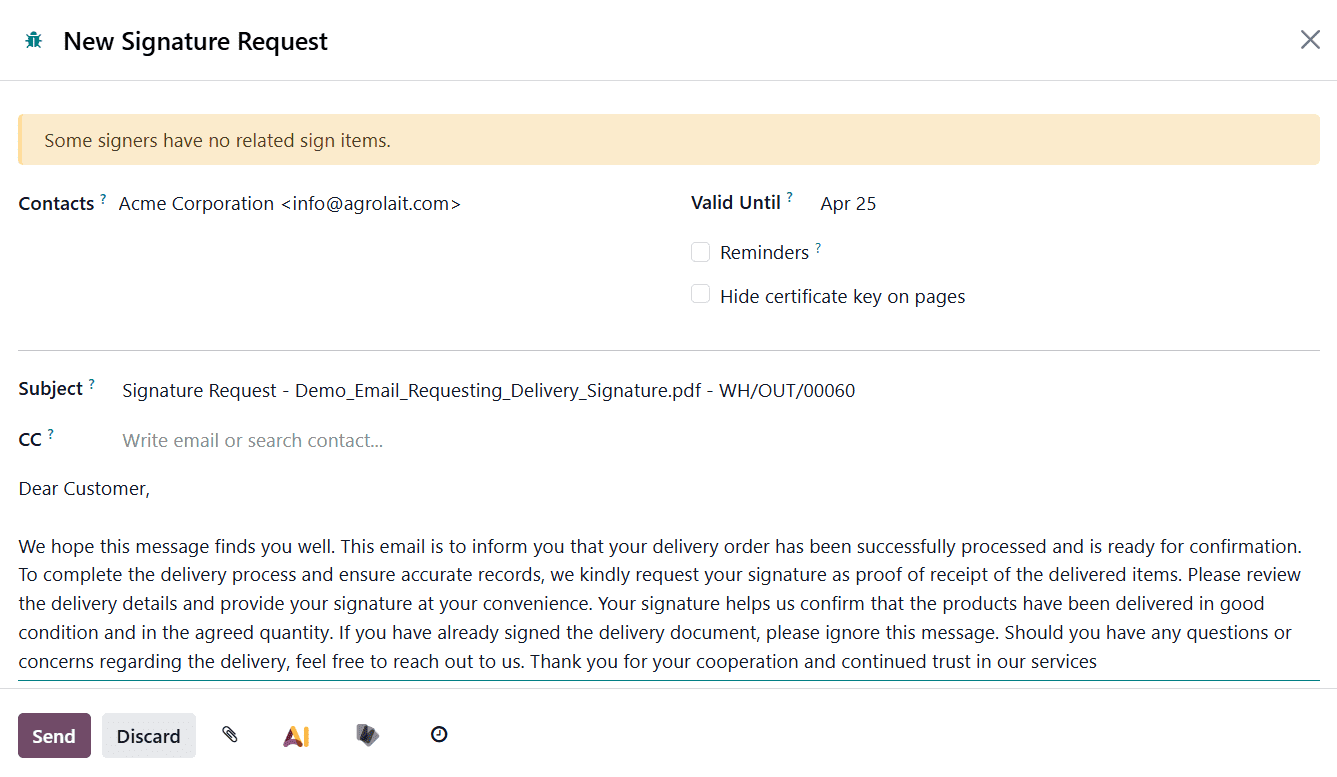 How to Enable and Use Delivery Order Signatures in Odoo 19-cybrosys