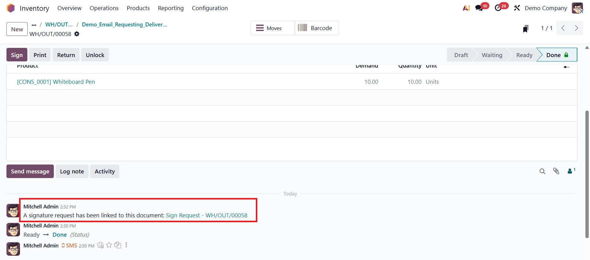 How to Enable and Use Delivery Order Signatures in Odoo 19-cybrosys