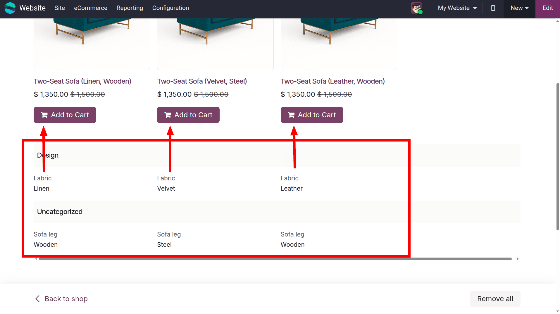 How to Enable and Use Product Comparison in Odoo 19 Website-cybrosys