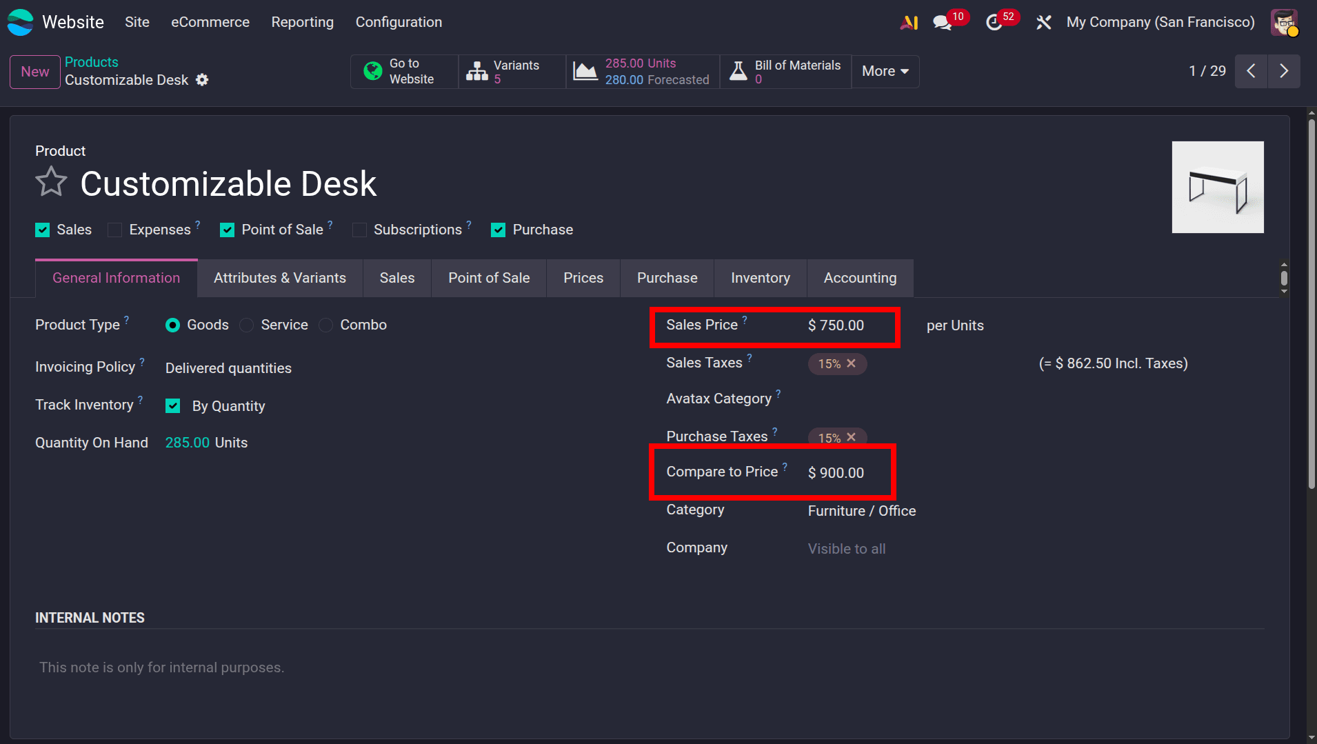 How to Enable and Use Product Comparison in Odoo 19 Website-cybrosys