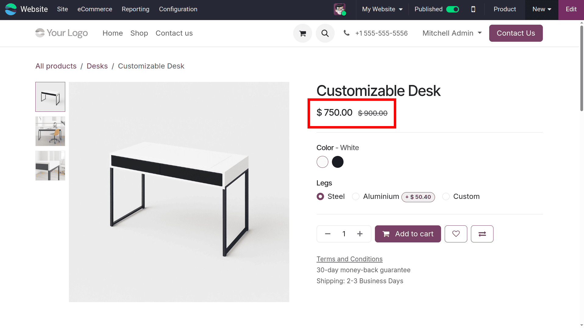 How to Enable and Use Product Comparison in Odoo 19 Website-cybrosys