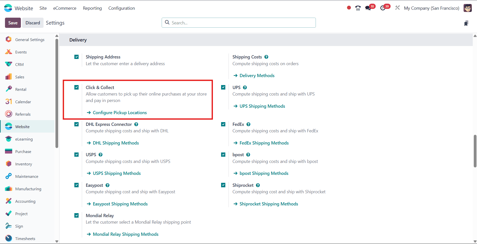 How to Enable E-store Picking and Payment for Odoo 18 Ecommerce Store-cybrosys
