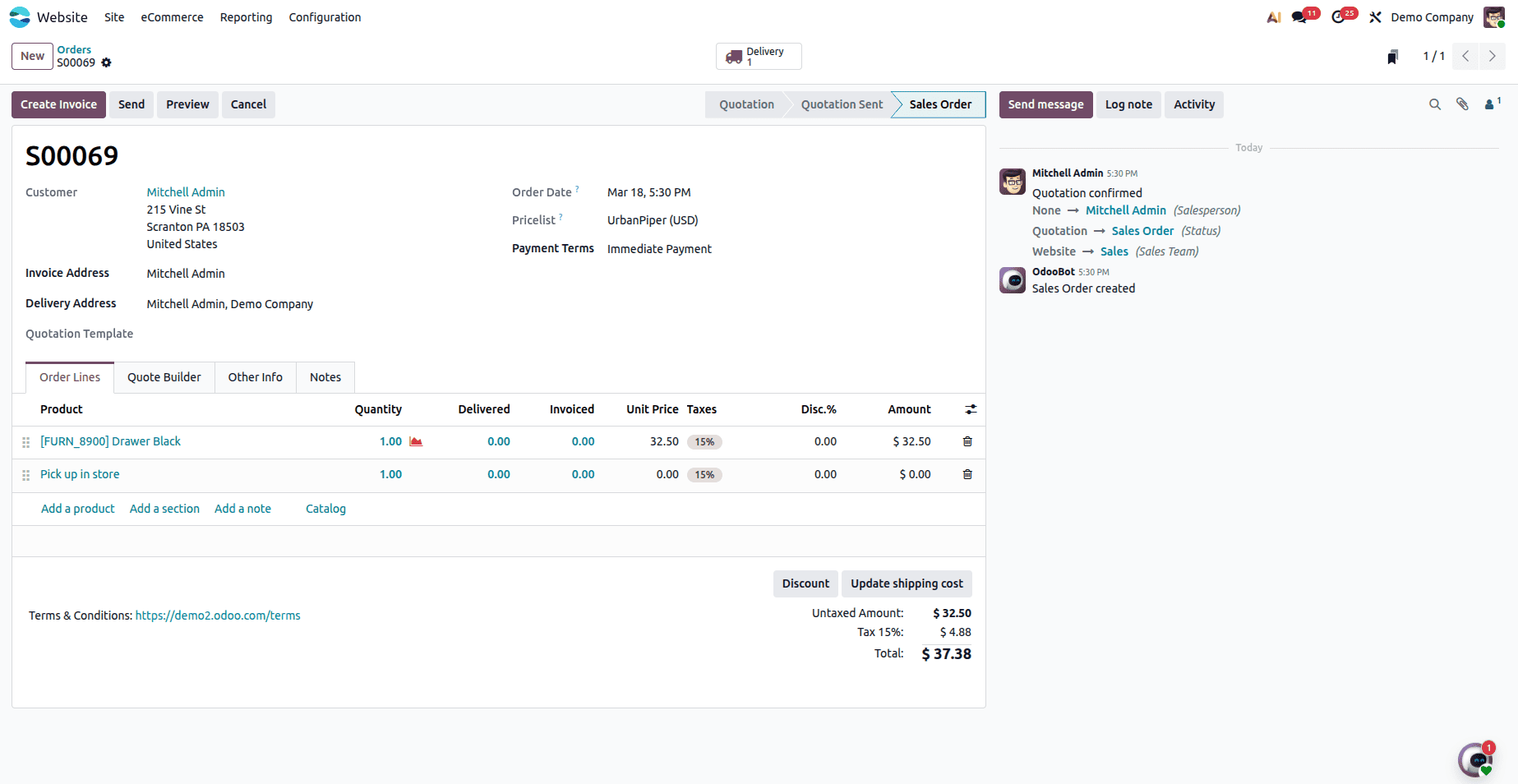 How to Enable In-Store Pickup and Payment for Your Odoo 18 E-Commerce Store-cybrosys
