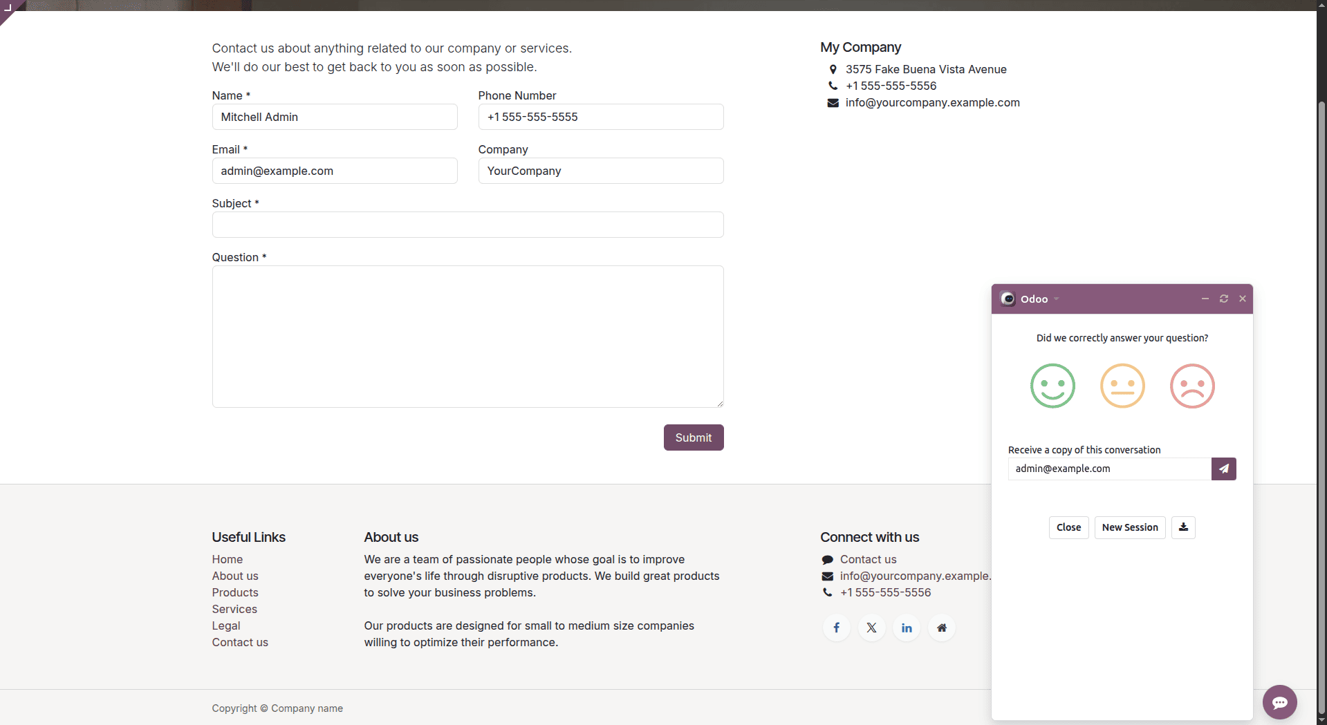 How to Enable Live Chat Support on Your Odoo 19 Website-cybrosys