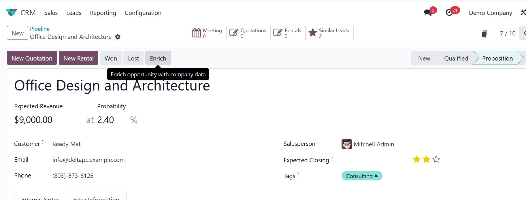 How to Enrich Your Leads using Odoo 17 CRM-cybrosys