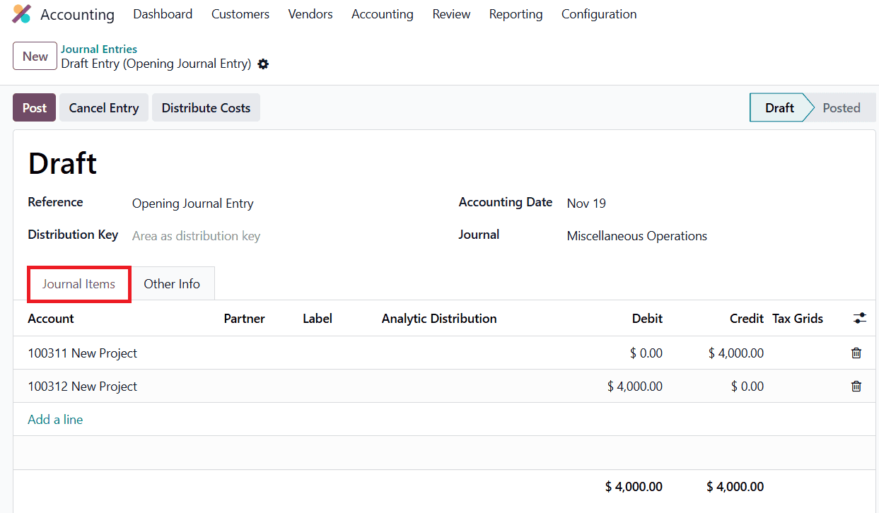 How to Enter Opening Balances in Odoo 19-cybrosys